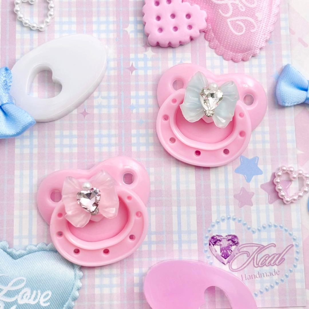 ゆうしゃ、様 ハンドメイド ぬい服 おしゃぶり ナース メイド服 水色