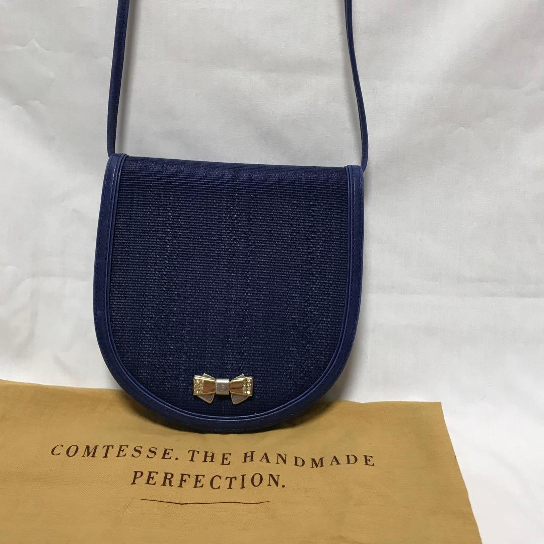 コンテス ホースヘアー ショルダー パーティバッグ ポシェット 斜め