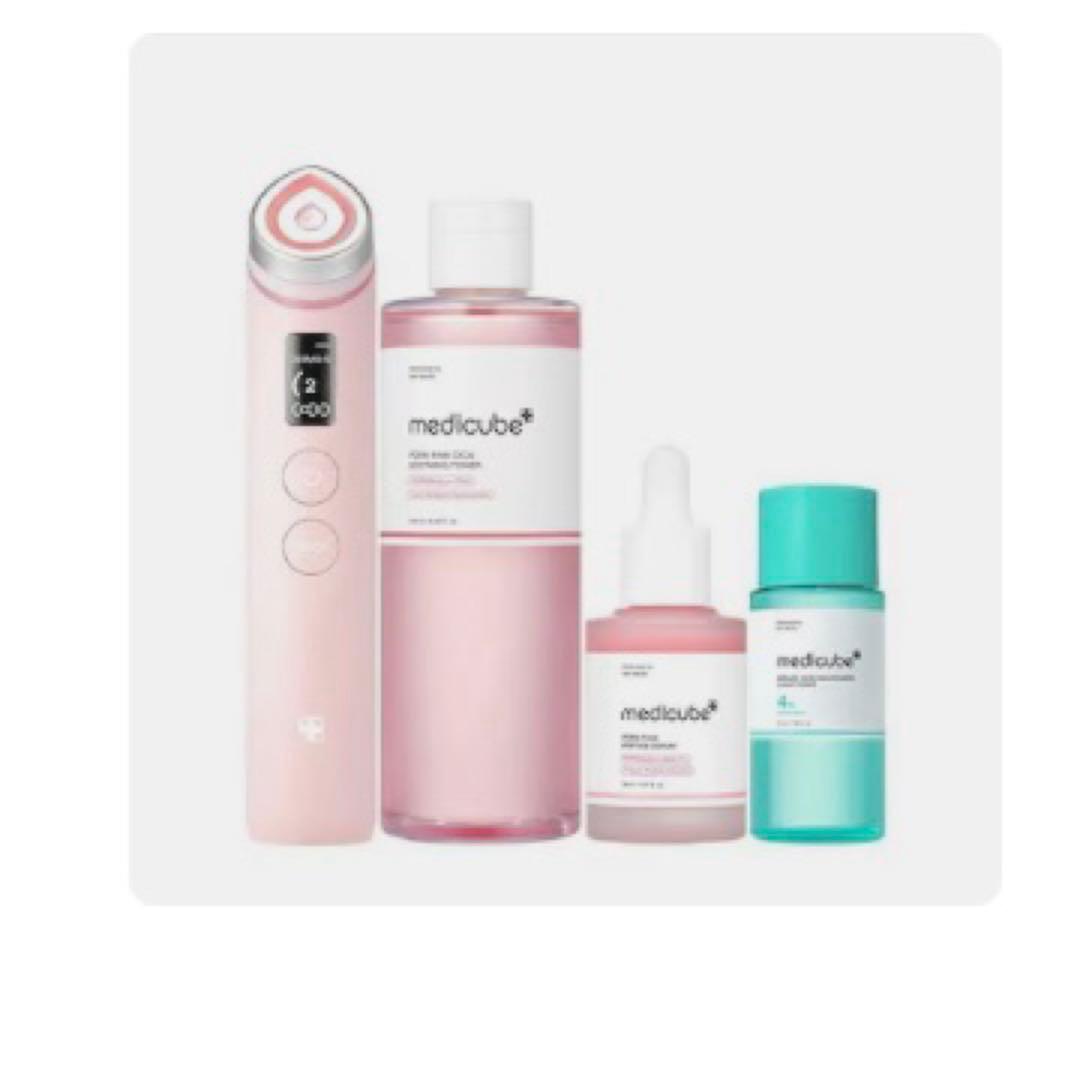 medicube AGE-R ブースタープロ ひかるコラボセット ピンク Qoo10] メディキューブ 【ひかるコラボ / ブースタープロX2新