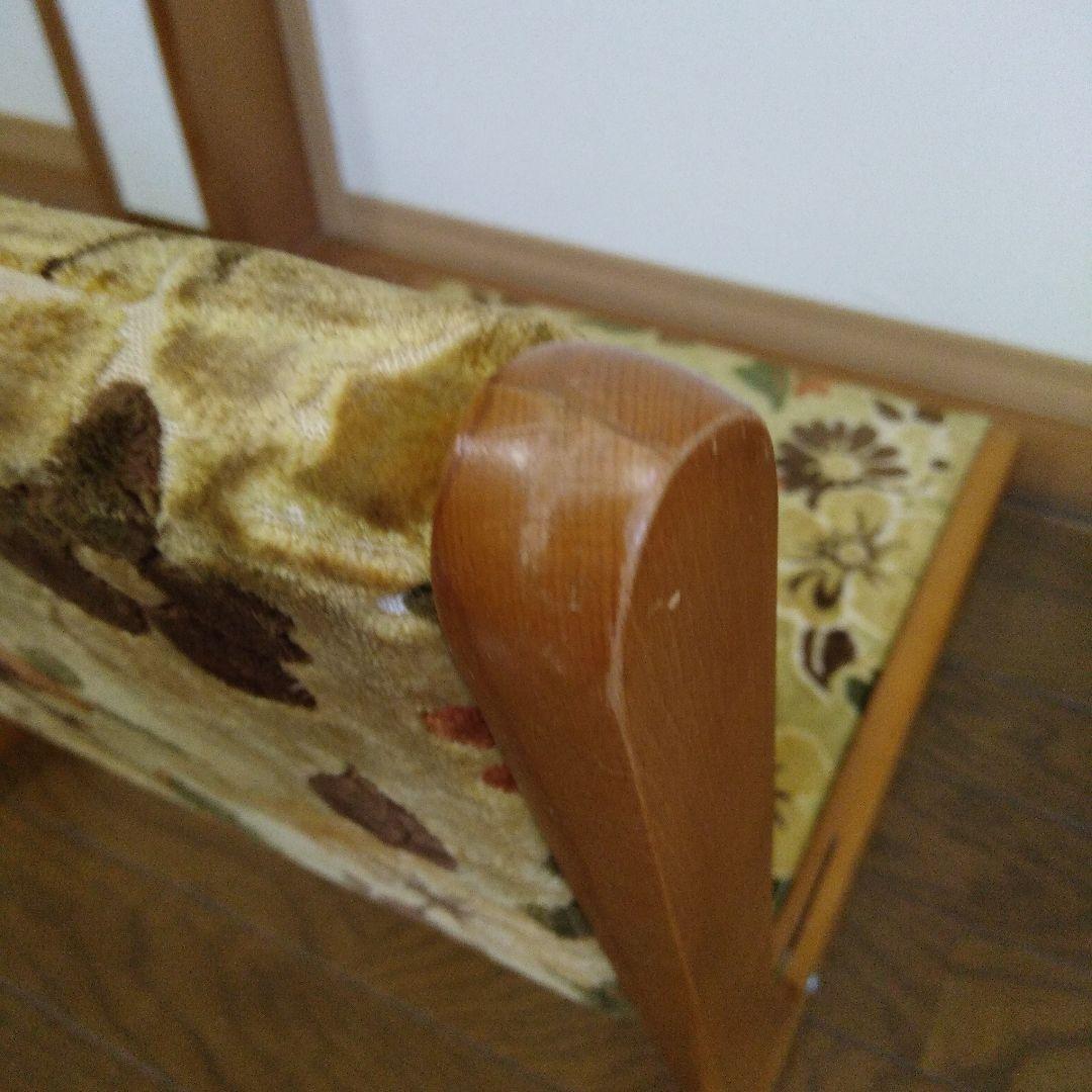 ♥️木製座椅子.昭和レトロ.折り畳み式.和風.訳あり中古品♥️ - メルカリ