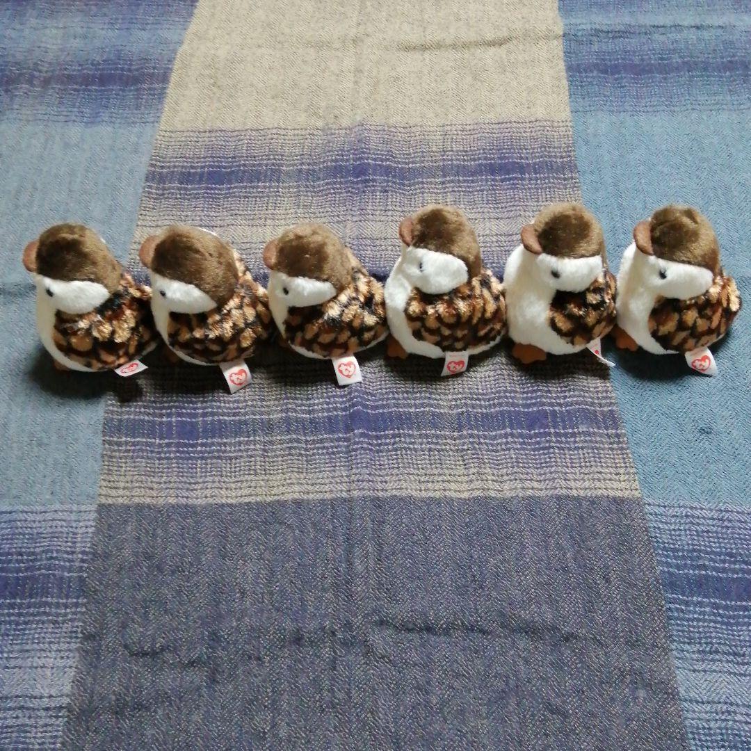 ty 雷鳥ぬいぐるみ 夏毛ヒナ 6きょうだい - メルカリ