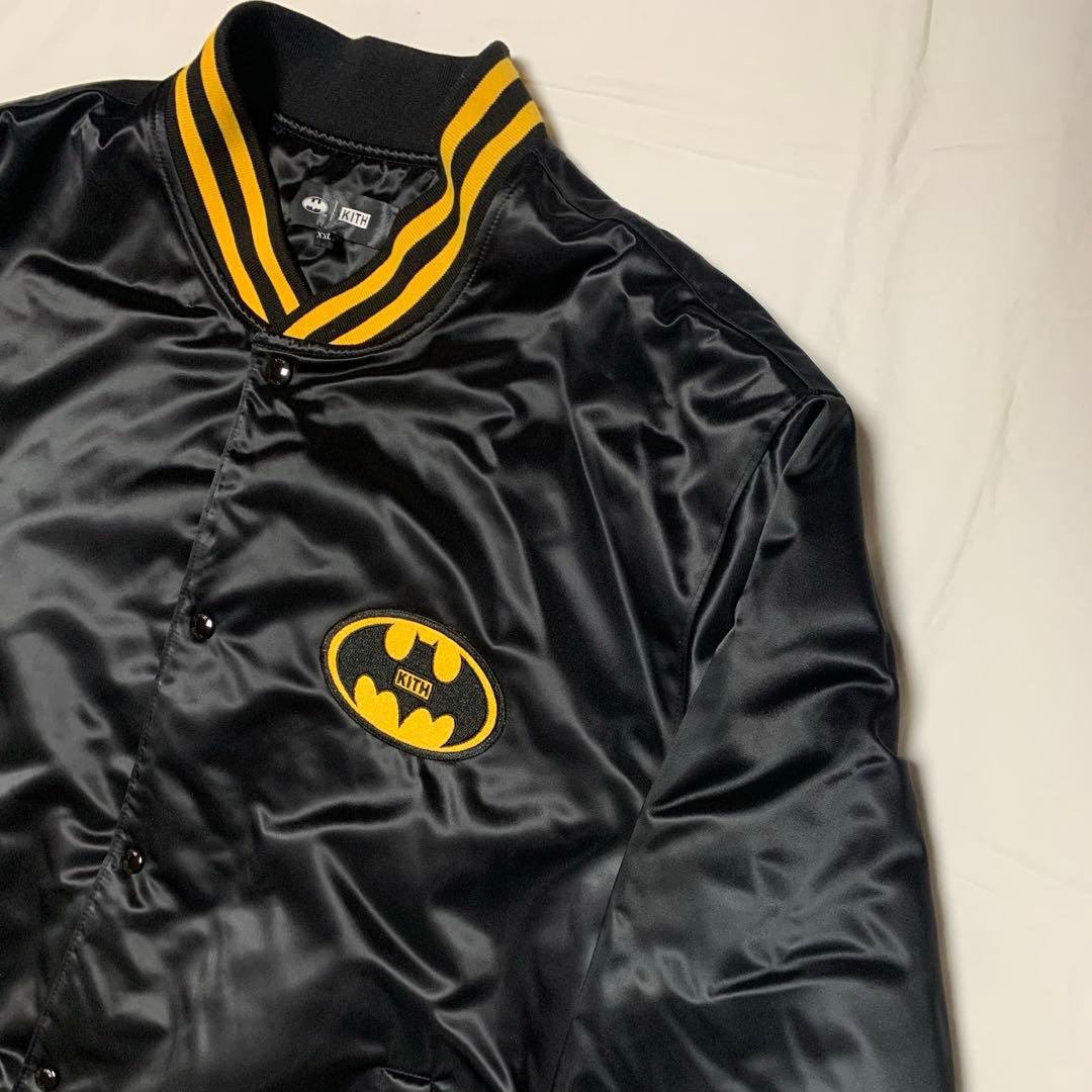 KITH x Batman Satin Bomber Jacket スタジャン - メルカリ