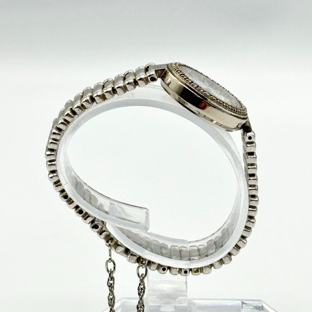 稼働品 BALENCIAGA バレンシアガ 腕時計 ラインストーンベゼル 2針