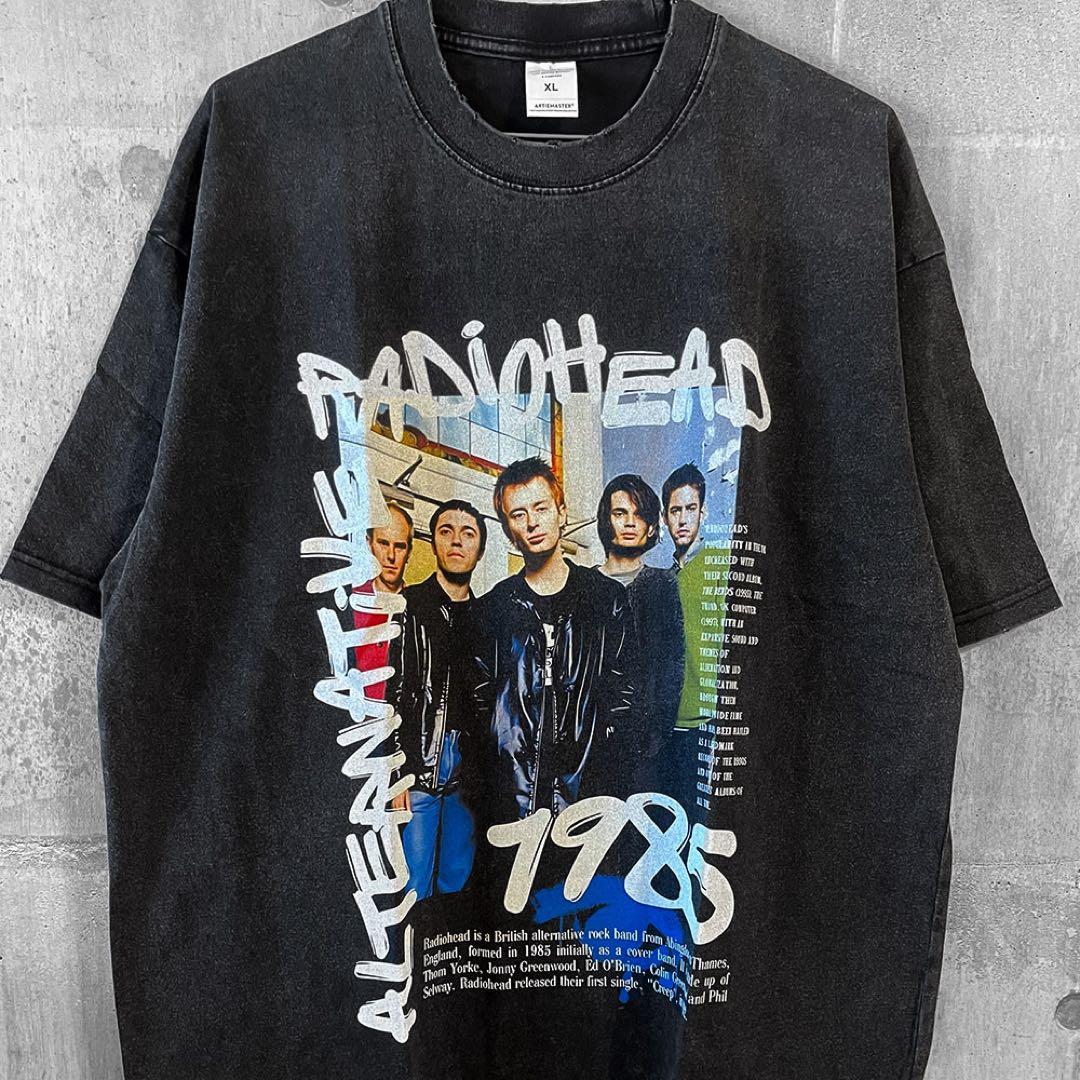 radiohead レディオヘッド tシャツ バンドT トムヨーク ビンテージ