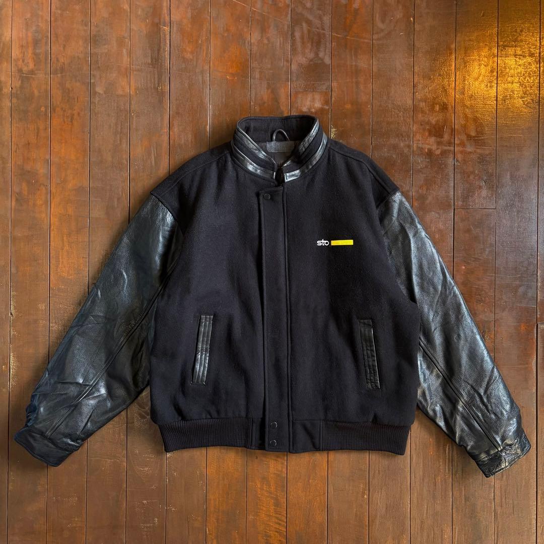 CANADA SPORTSWEAR】ウール×レザー スタジャン XL/TG - メルカリ