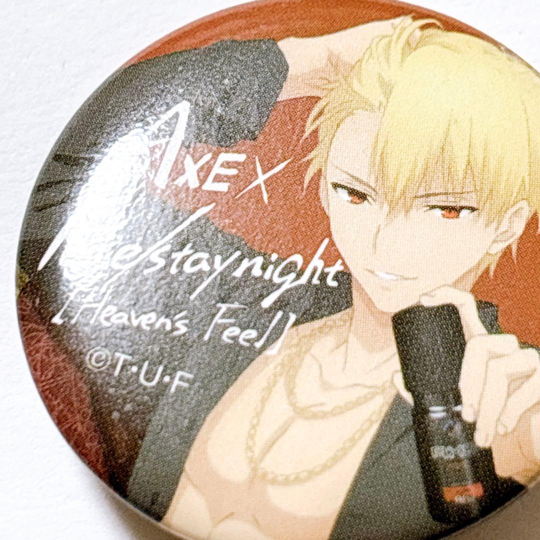 Fate HF ギルガメッシュ AXEコラボ ローソン 缶バッジ ミニ缶バッジ