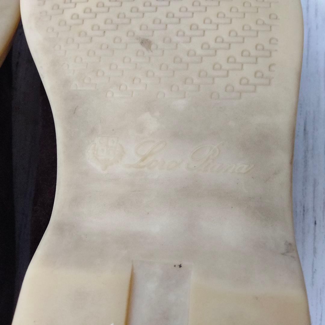 ロロピアーナ【希少】スウェードレザーシューズ　28.5cm　スリッポン　モカシン