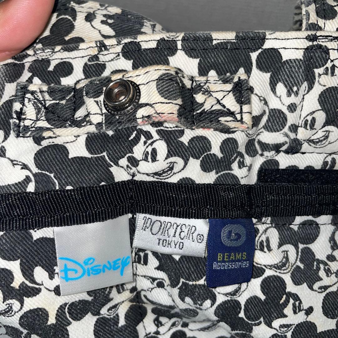 ミッキーマウス トートバッグ Disney BEAMS PORTERコラボ - メルカリ