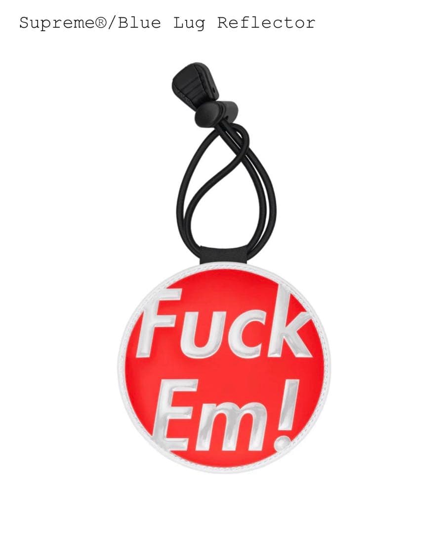 小物 Supreme Blue Lug Reflector \"Red\"