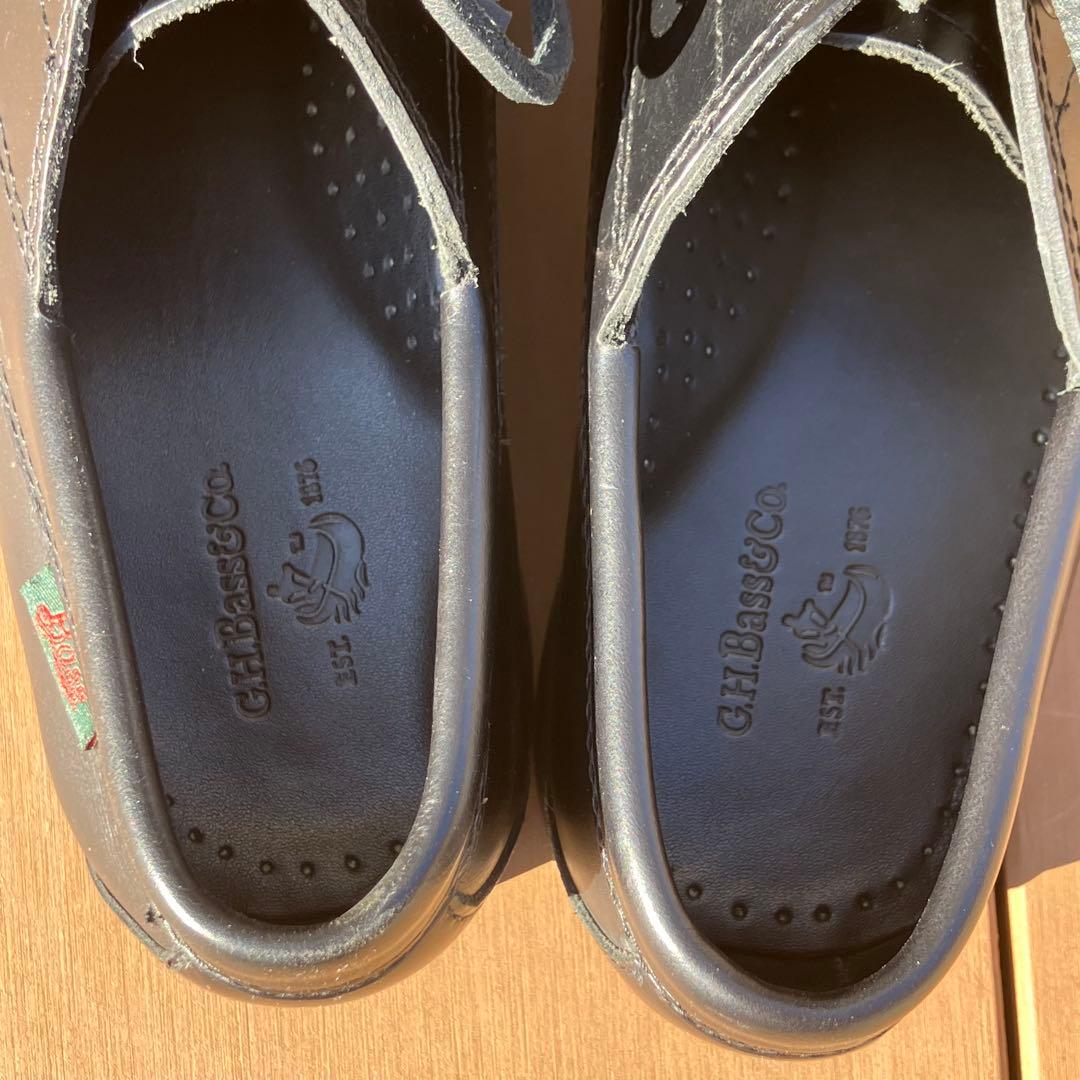 G.H. Bass CAMP MOC キャンプモック ブラック UK7 - 靴正規 品