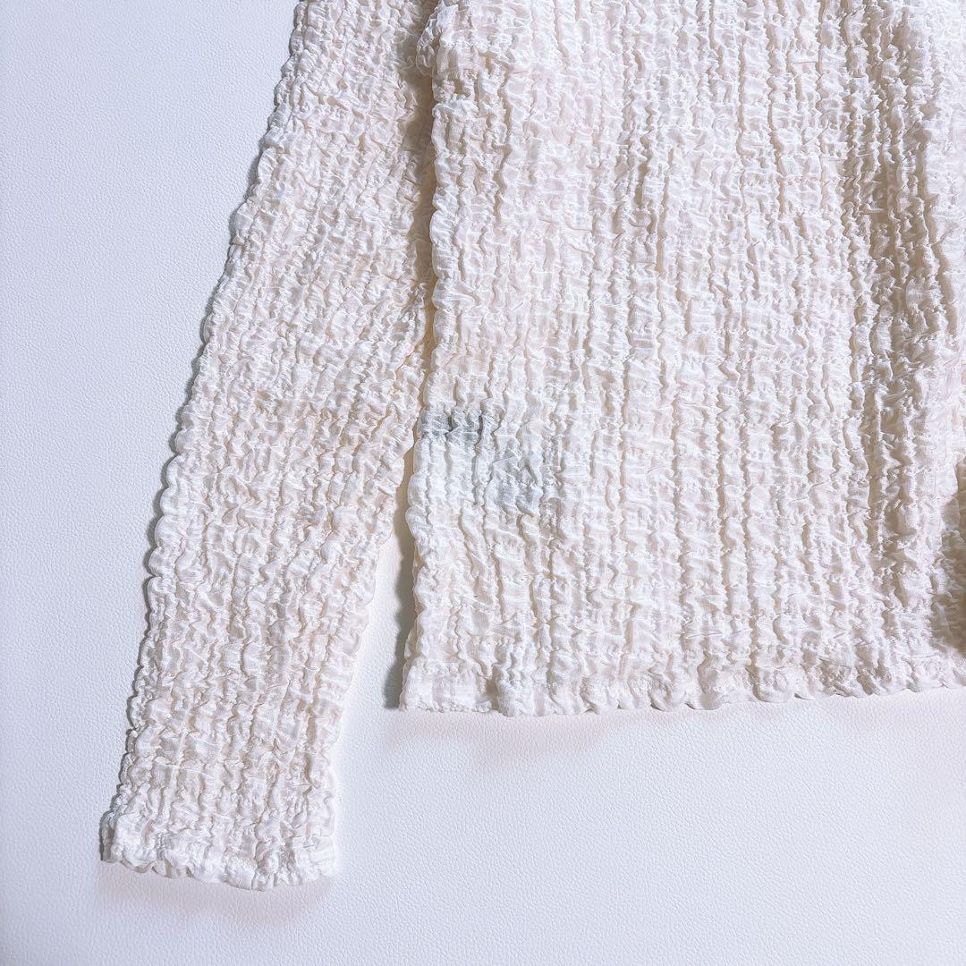 MORABITO PREMIER ハイネック カットソー 装飾 シワ加工 38 - メルカリ