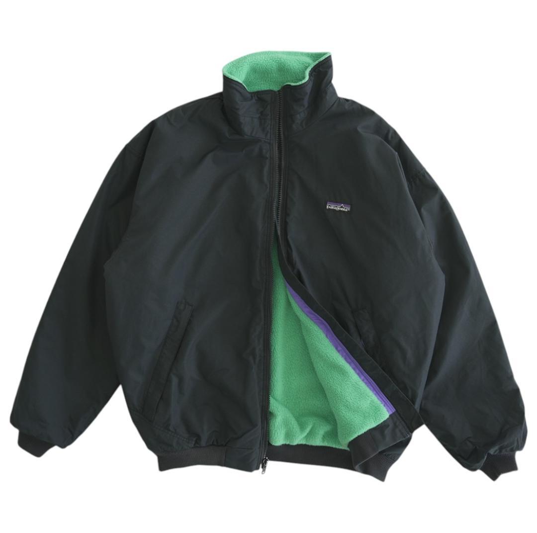 80s USA製 Patagonia シェルドシンチラ ブラック 黒 Lサイズ - メルカリ
