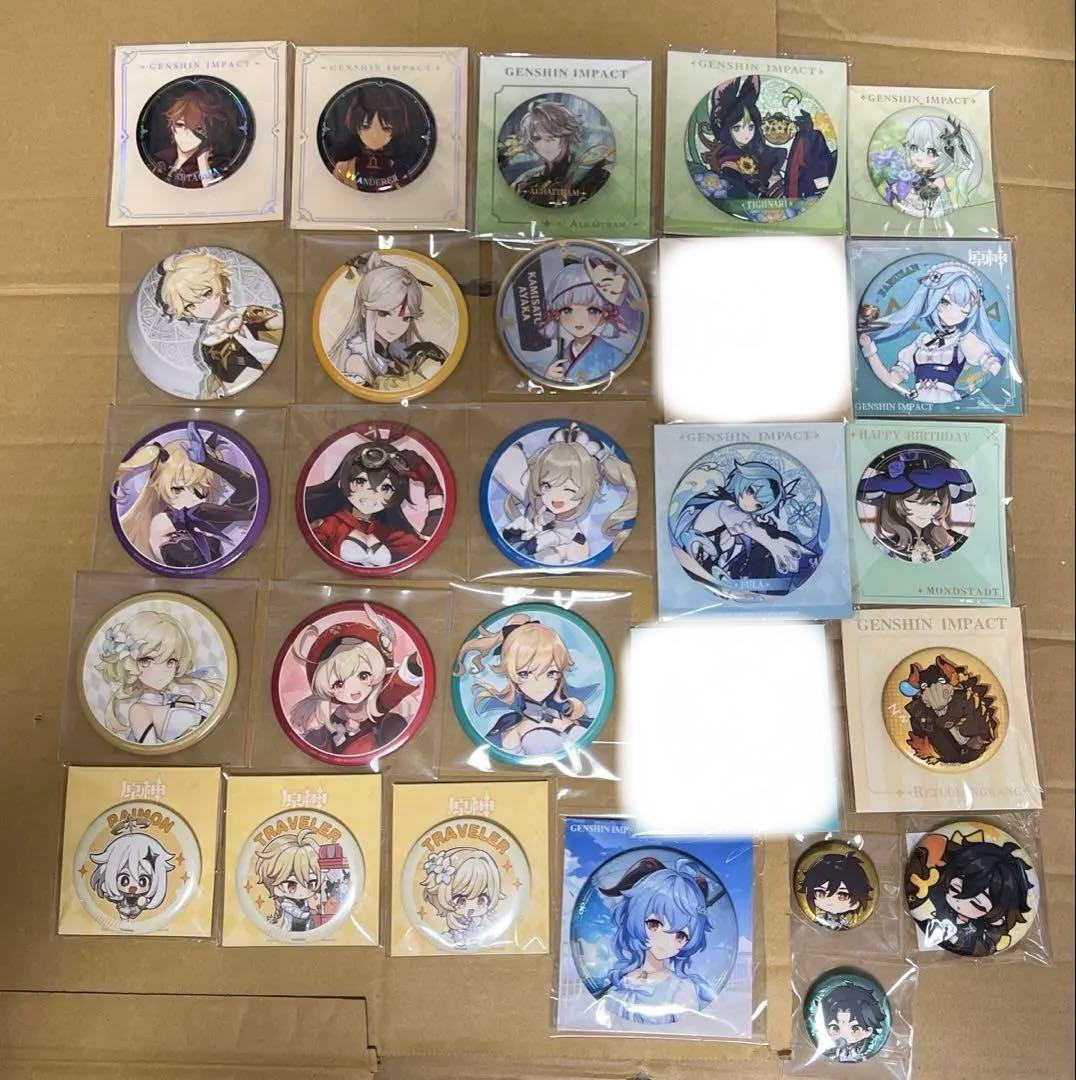 a*i様 原神 SEGA スイパラ　缶バッジ　アクキー　25点まとめセット a*i様 原神 SEGA スイパラ 缶バッジ アクキー 25点まとめセット 原神