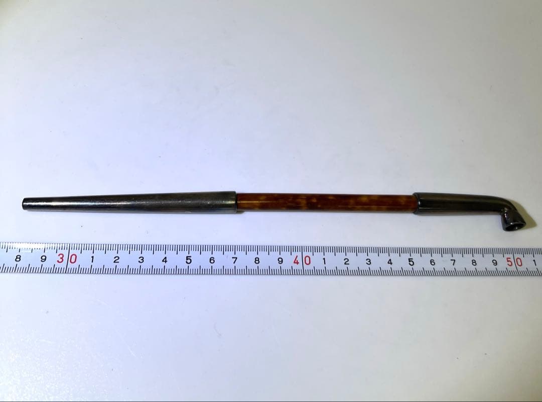 銀」刻印 時代銀煙管 42g 東Y8-0108☆2Fタサチ