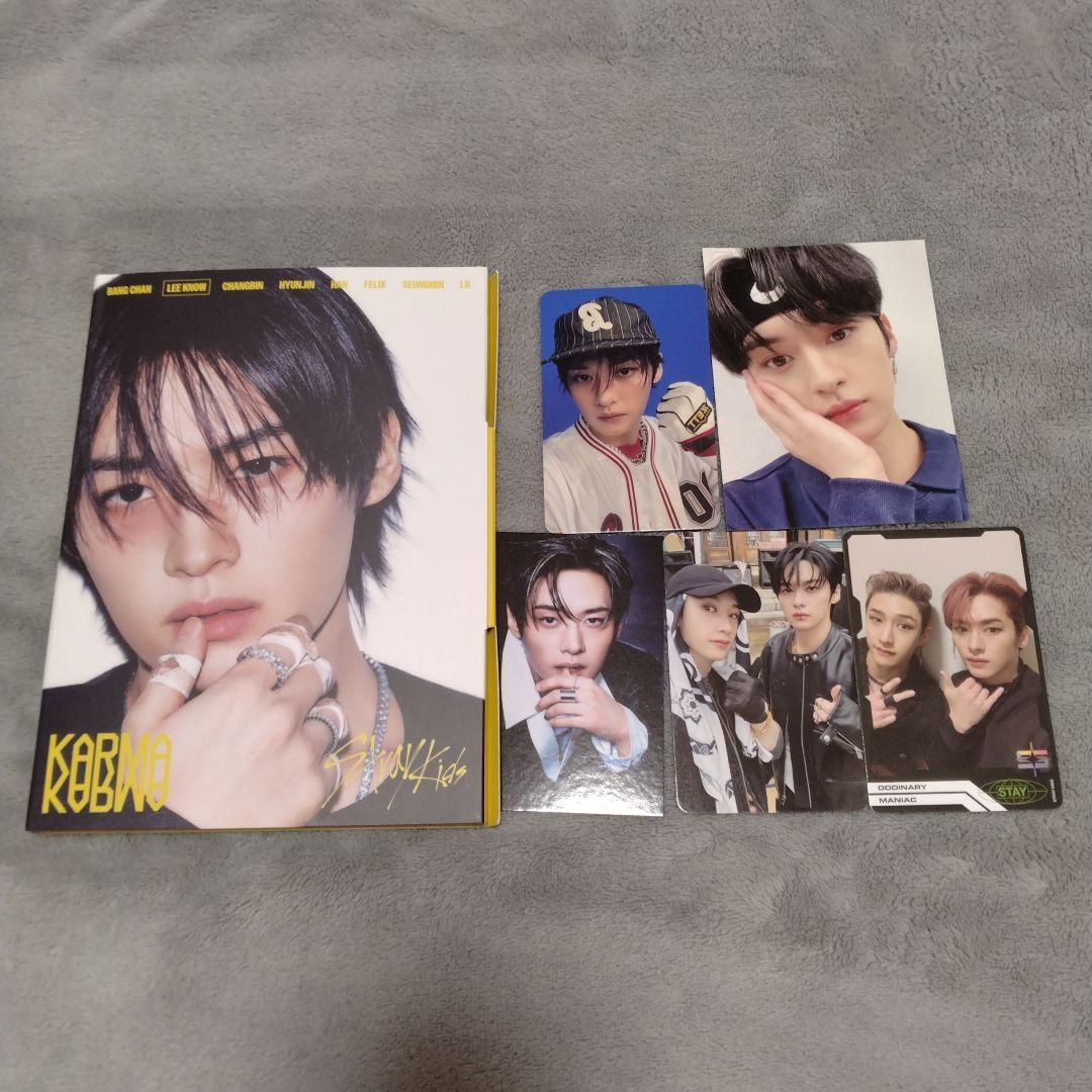 StrayKids スキズ リノ KARMA CD/トレカセット - メルカリ