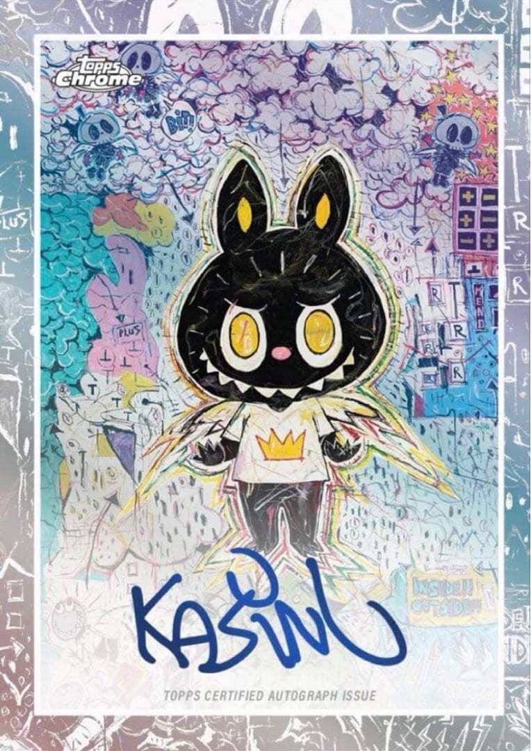 topps chrome labubu ラブブ トレカ 新品未開封1箱 - メルカリ