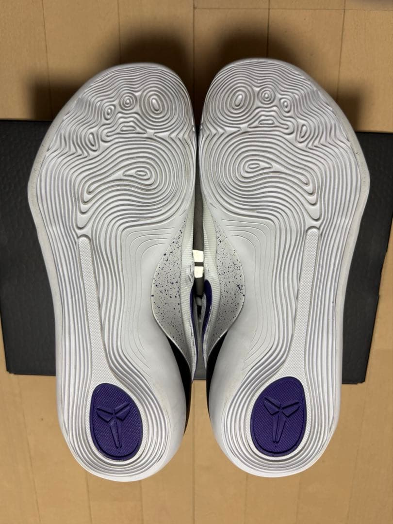 Nike KOBE9 Low 27.5cm ホワイトパープル