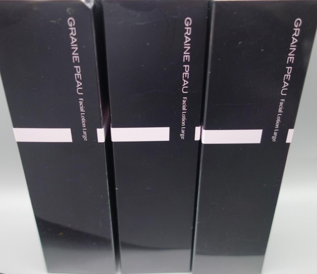 グレーヌ・ポー　フェイシャルローション　ラージ　180ml ×3個 BENESEED（ベネシード） グレーヌ・ポー フェイシャル ローション