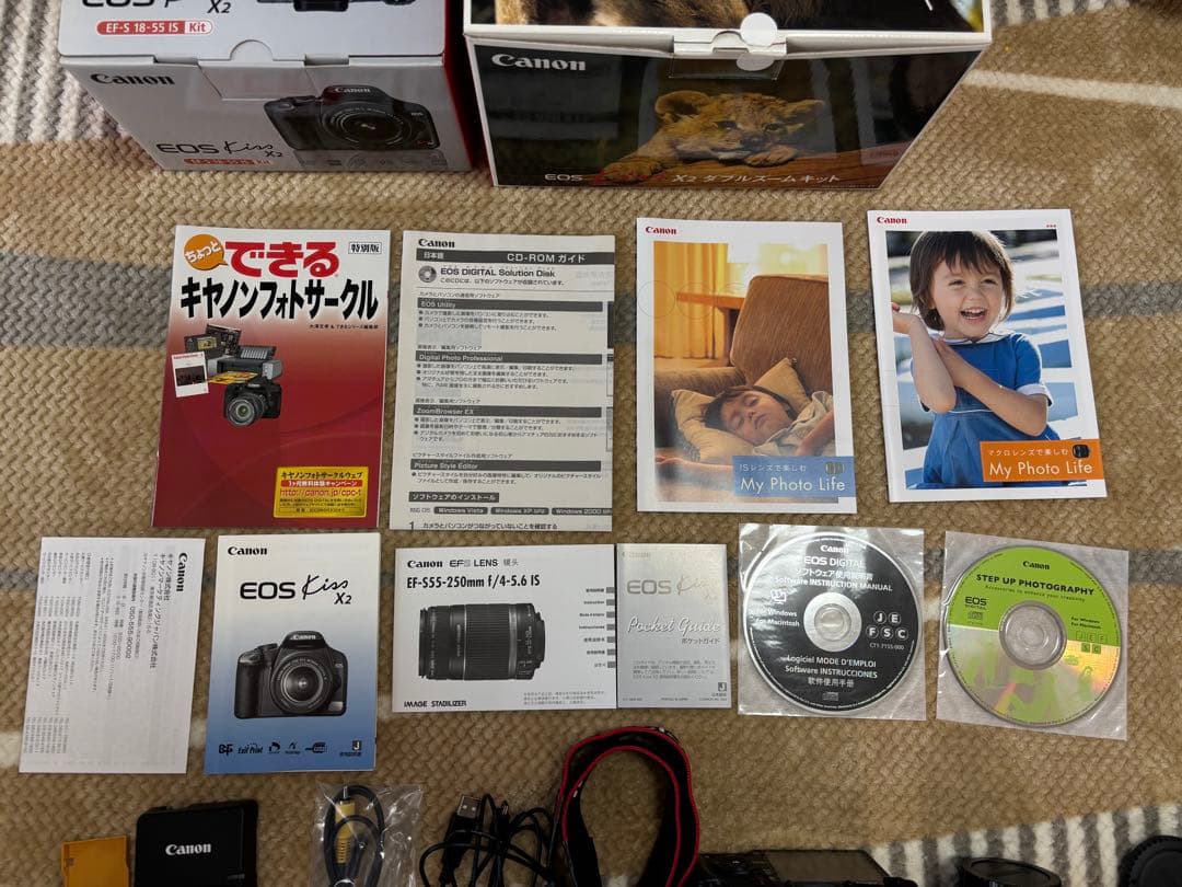 《極美品》Canon EOS kiss x2 ダブルズームキットセット