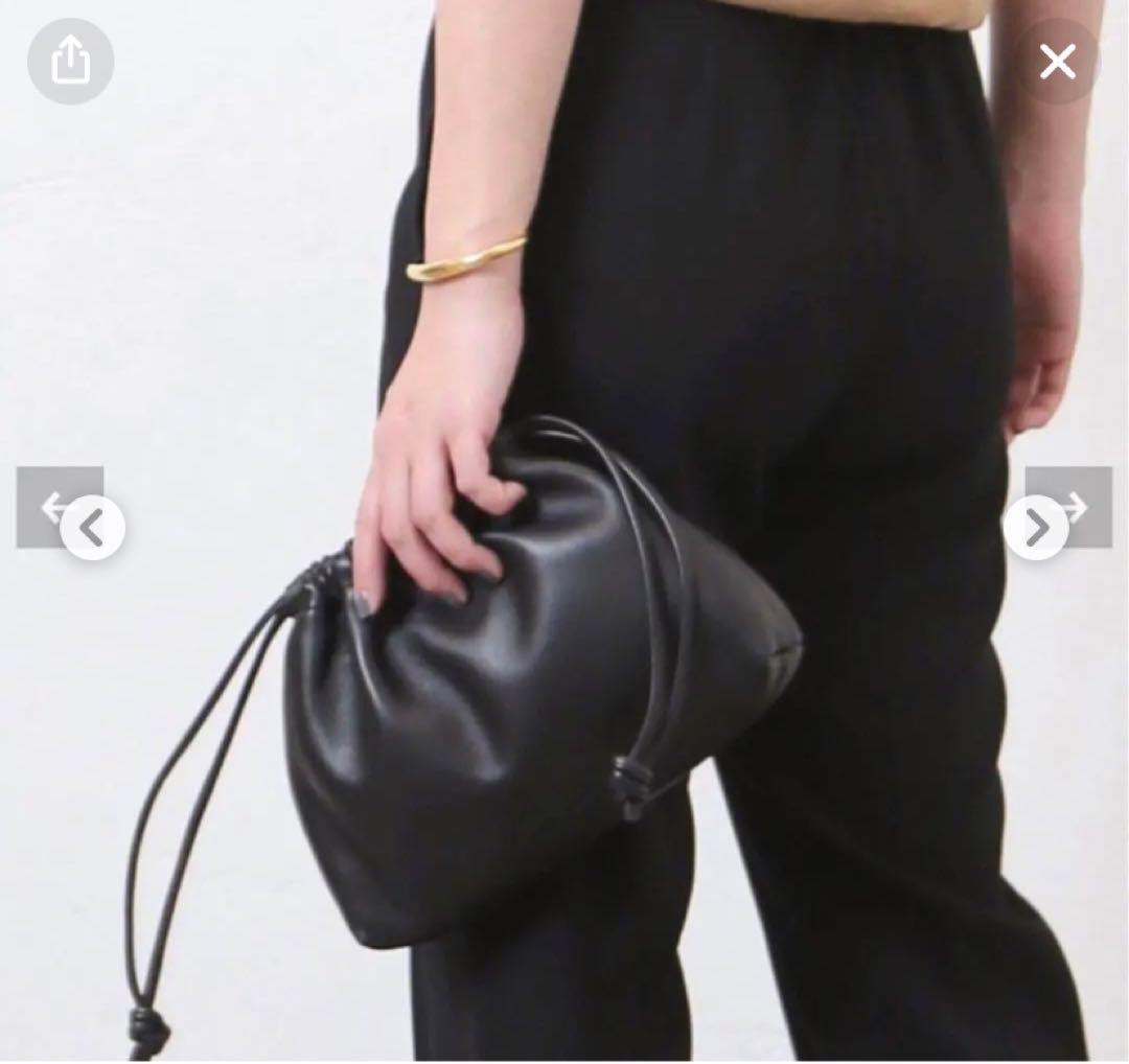 Deuxieme Classe CELERI/セルリ 巾着バッグ/ブラウン - メルカリ