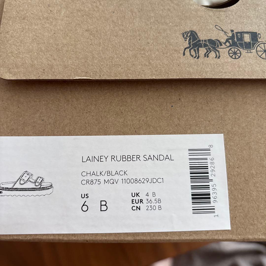 coach未使用 COACH SIGNATURE レイニーサンダル - メルカリ