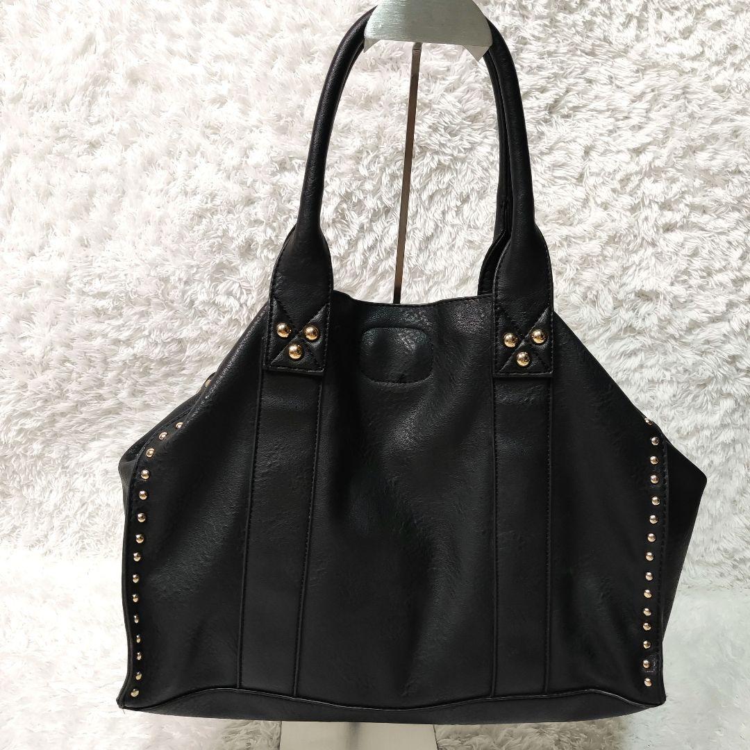 Y2K】archive shoulder bag studs black