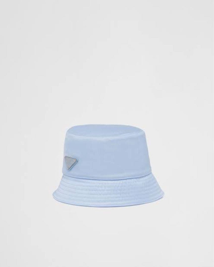 PRADA Re-Nylon Bucket Hut M ライトブルー Light Blue Re-nylon Bucket Hat | PRADA