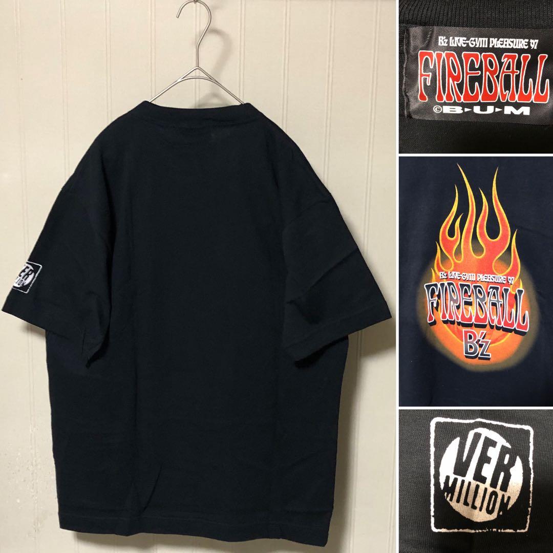 B'z LIVE GYM PLEASURE '97 FIREBALL Tシャツ - メルカリ