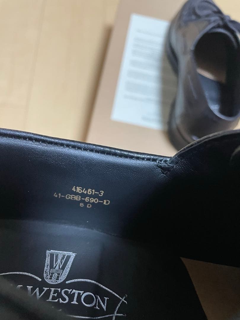 【別注】＜J.M.WESTON＞ヨット ダービーシューズ　690 8D