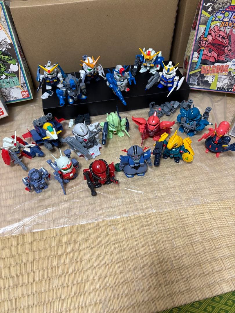 完成品 昭和BB戦士 SDガンダム 16体まとめ売り 箱、説明書、ランナー等