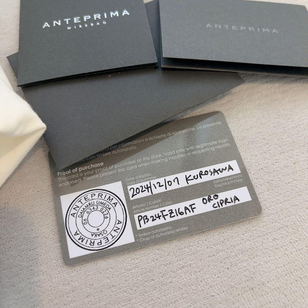 28日まで価格！アンテプリマ ワイヤーグリッターⅡ パウダリーピンク