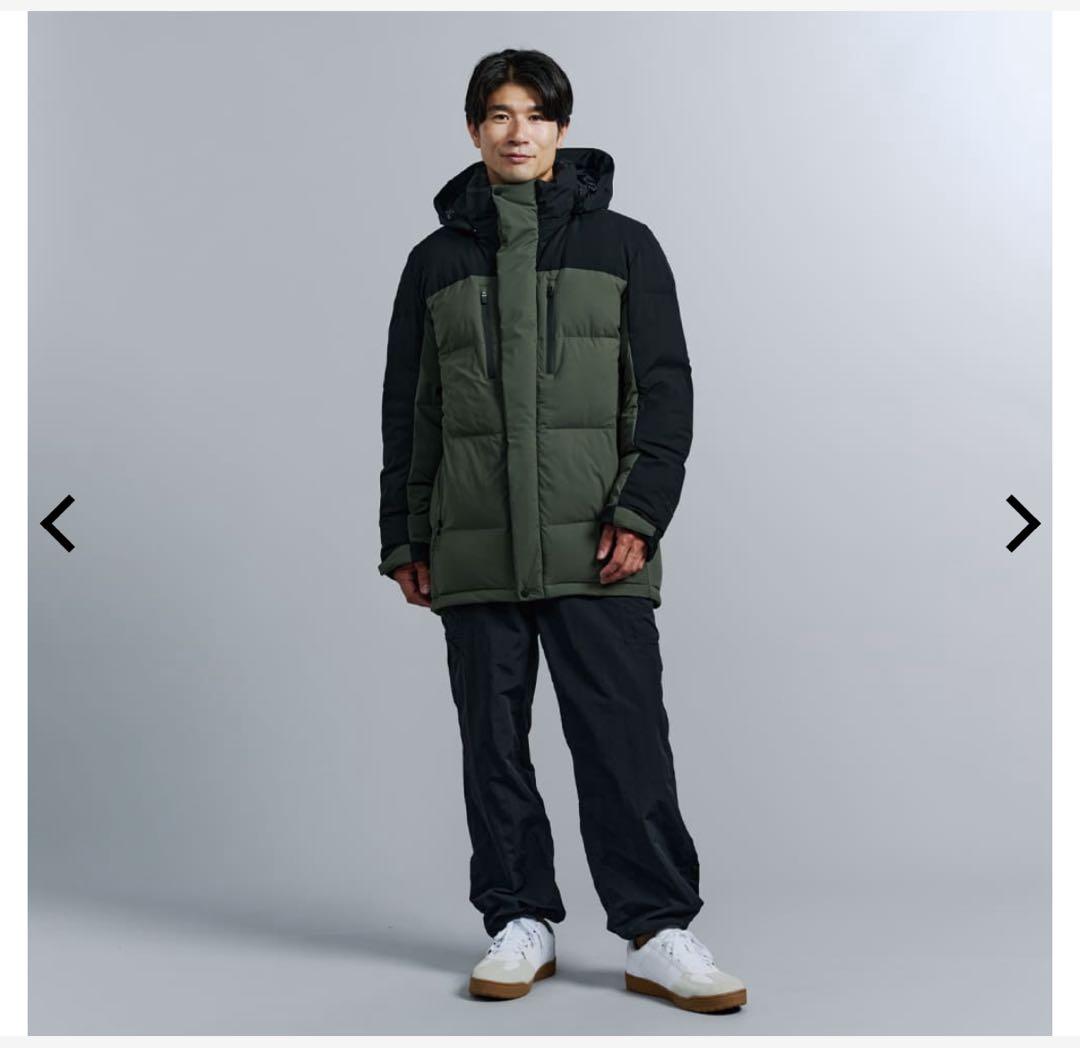 ワークマン エックスシェルター プレミアム ギガパフダウンコート 黒