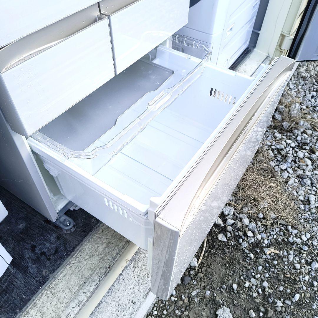 運搬取付無料！ラピスアイボリー 純正TOSHIBA6ドア冷蔵庫！完動品・超