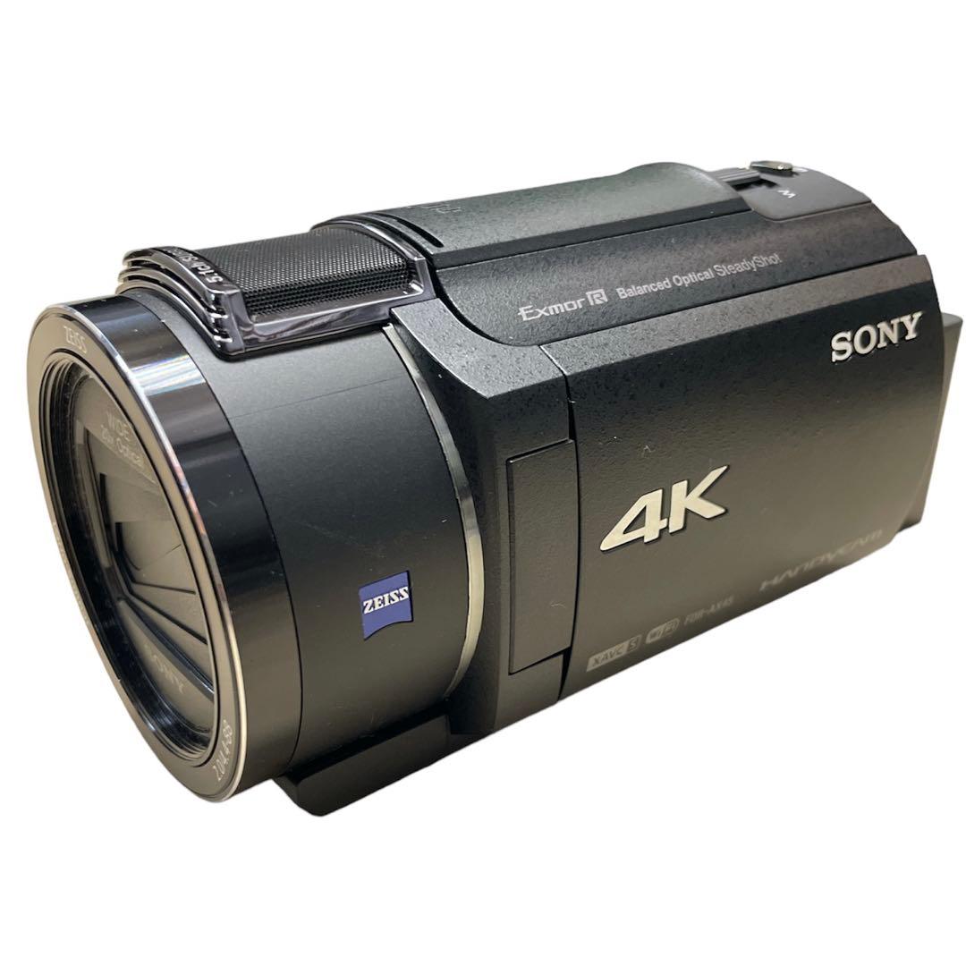 良品】SONY FDR-AX45 4Kビデオカメラ 本体 ブラックカラー
