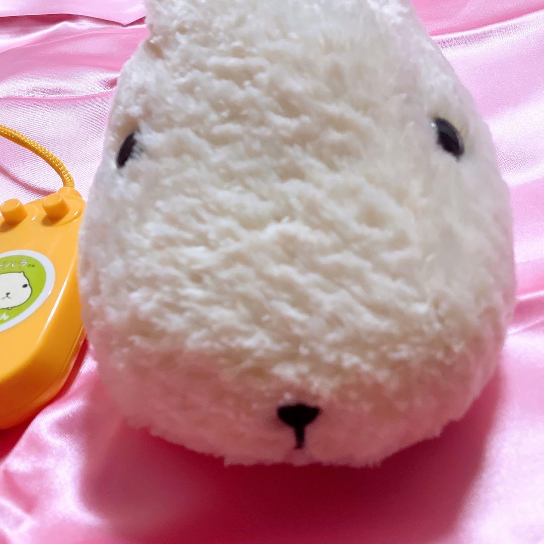 ジャンク品】当時物 カピバラさん 動くぬいぐるみ ホワイトさん 平成