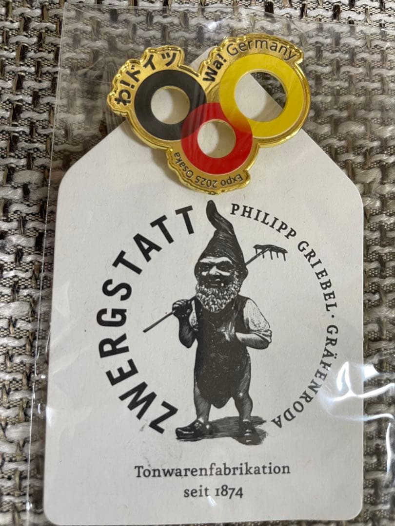 EXPO 大阪関西万博 ドイツ館限定 ピンバッチ わ！ドイツのピンバッジ