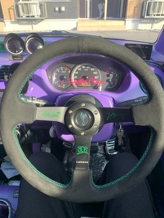 週末限定価格✩NRG ステアリング 廃盤 ハイビスカス 週末限定価格✩NRG