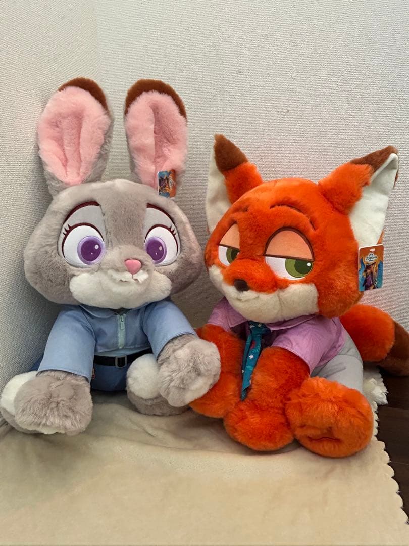 新品ズートピア2 ジュディニック ぬいぐるみ コストコ ブランケット