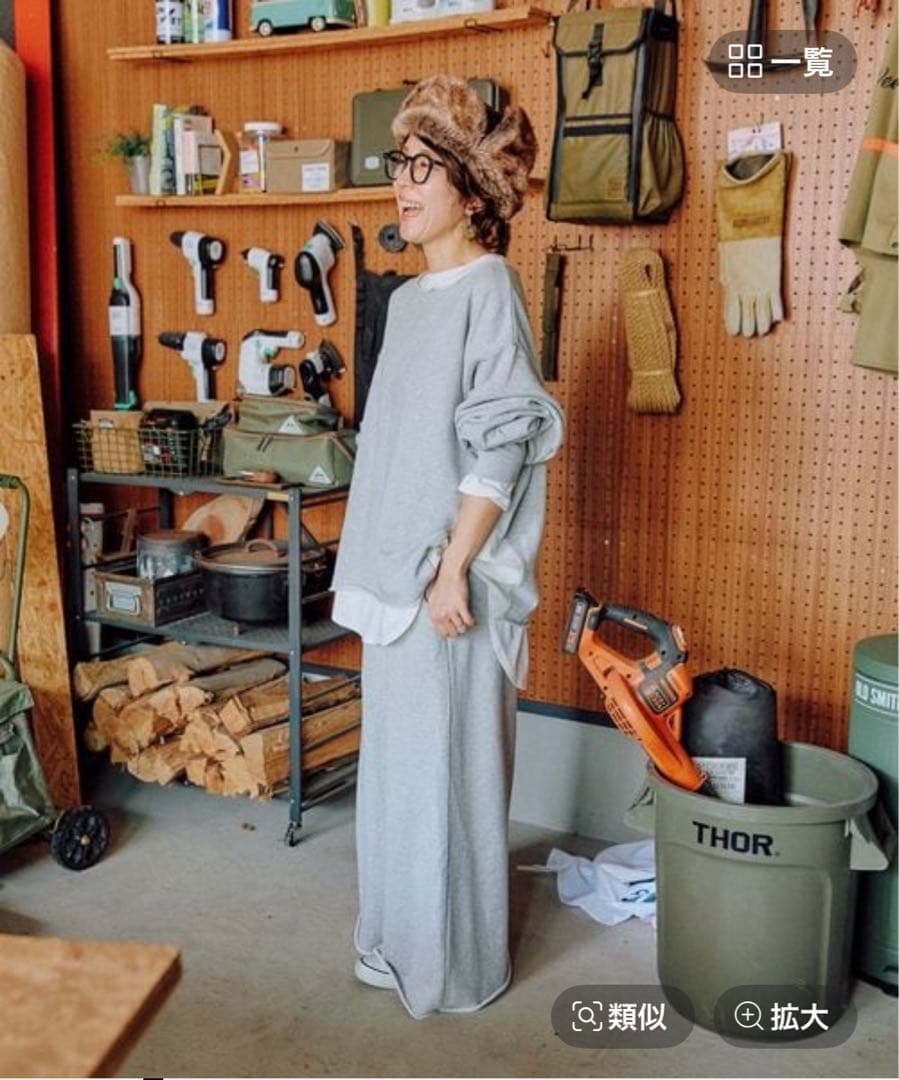 【Make stuff'25】erinko大人なセットプルオーバーM⭐︎新品タグ付