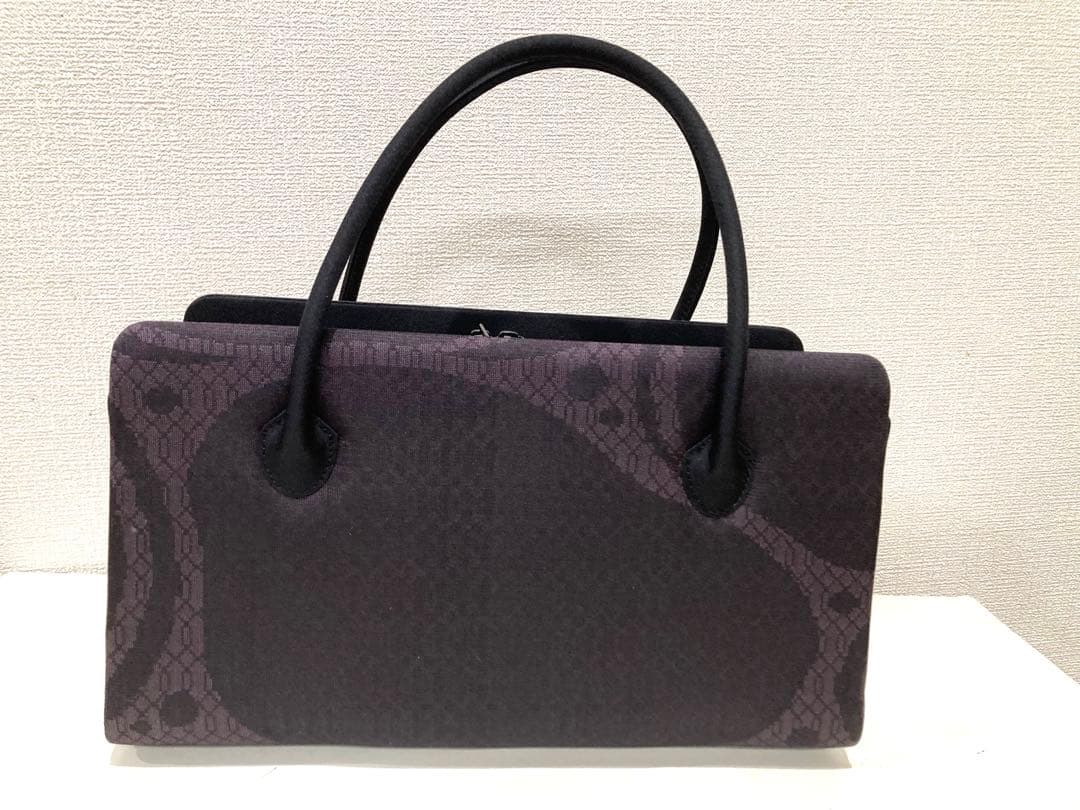 正絹経錦経錦(たてにしき)利休和装バッグ リサイクル着物】（新古品）和装バッグ カジュアル NEWランク 経錦 鼎