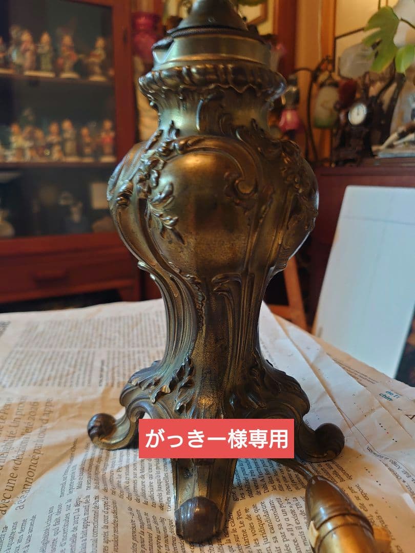 「売約済」専用ヌーボーランプベース 売約済」専用ヌーボーランプベース アールヌーボー調 ランプ | 輸入