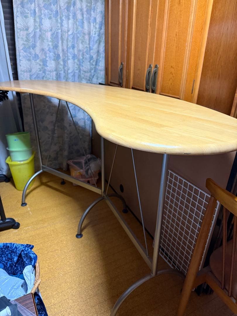 豆型木製カウンターテーブル 桜屋工業 | 激安通販のイーサプライ