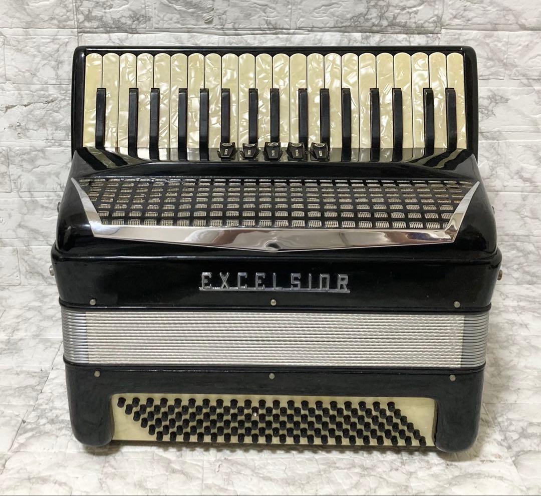 音出し確認済 蛇腹良好】EXCELSIOR アコーディオン Mod.303/S - メルカリ