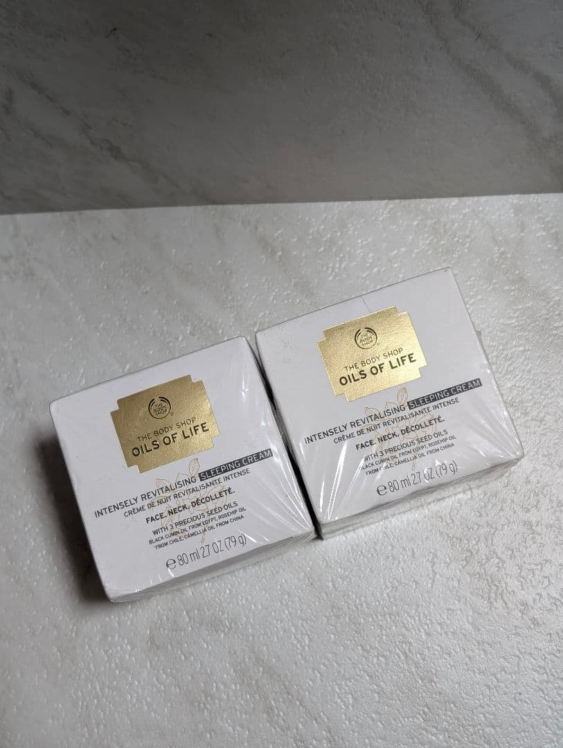 オイルズオブライフ インテンスリー リバイタライジング スリーピングクリーム ザボディショップ / オイルズオブライフ インテンスリー リバイタ