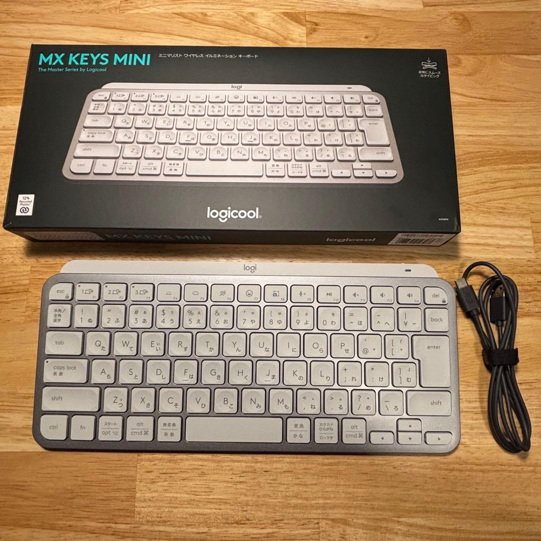 【美品】 KX700PG logicool MX Keys Mini キーボード ロジクールMX Keys Miniビジネス ワイヤレス キーボード