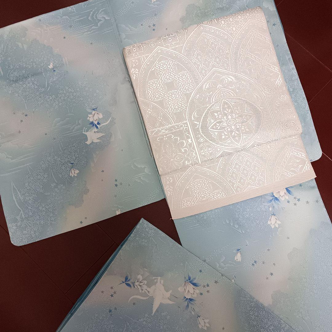 朱*構様 ペガサス柄小紋　サイズ大きめ　身丈169.5㎝　裄68㎝　トールサイズ 朱*構様 ペガサス柄小紋 サイズ大きめ 身丈169.5㎝ 裄68㎝ トール