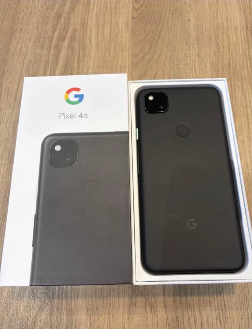 Google Pixel 4a ブラック 箱付き美品 - メルカリ