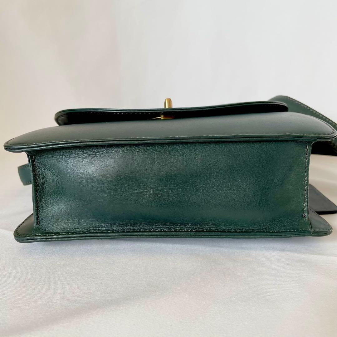 美品】オールドコーチ ショルダーバッグ ターンロック シティ レザー