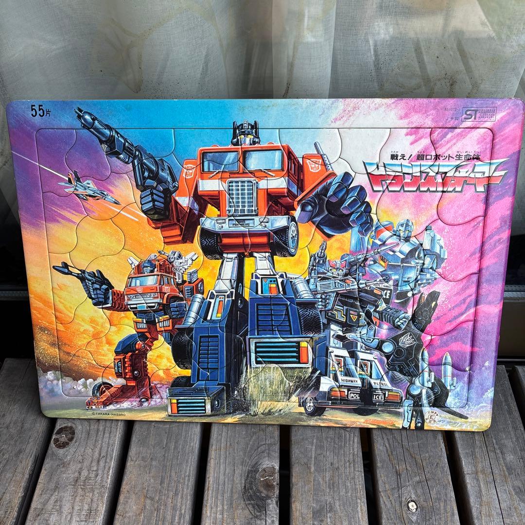 激レア 当時物 トランスフォーマー ジグソーパズル 昭和レトロ