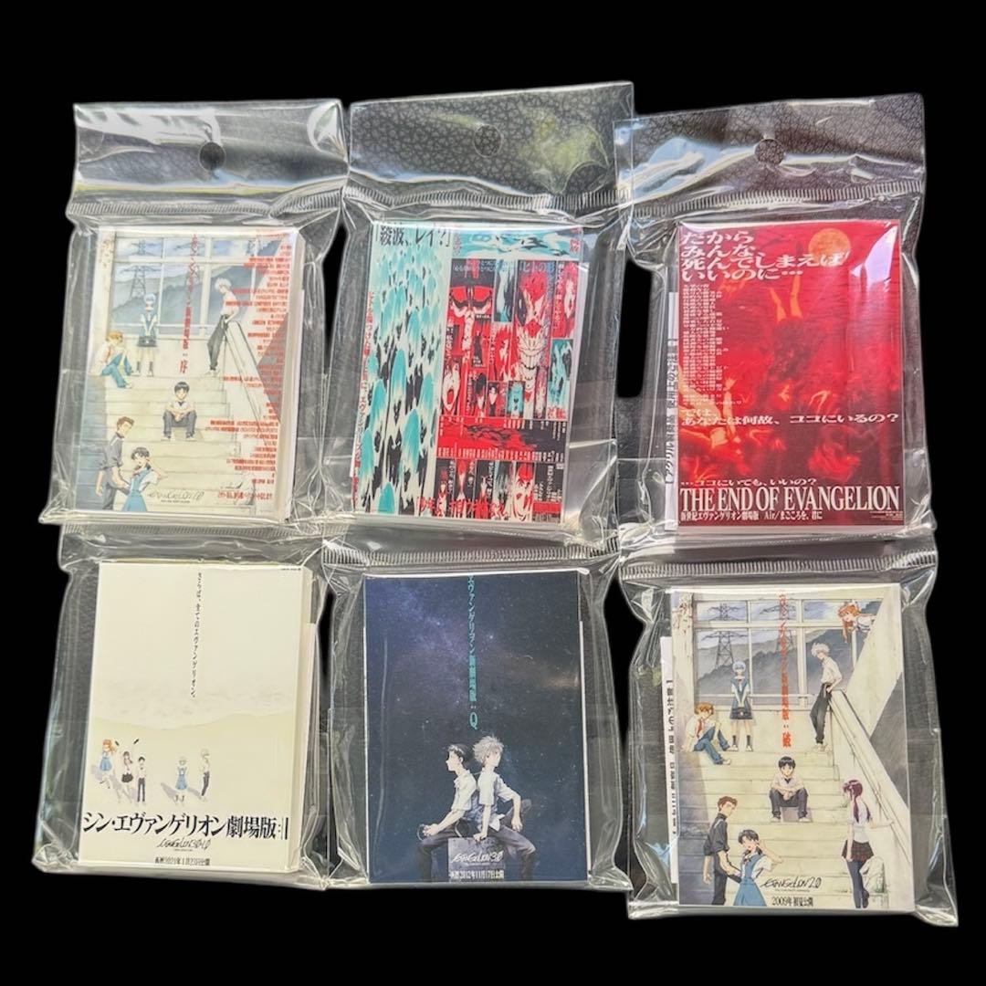 新品未開封 エヴァンゲリオン 映画 ポスターアクリルブロック 全6種
